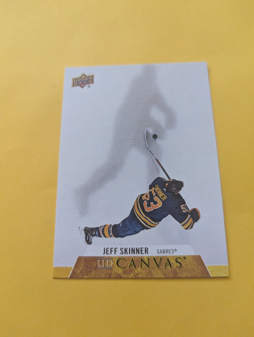 Jeff Skinner 20-21 Upper Deck UD Canvas Card