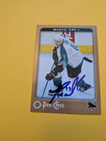 Marcel Goc Signed San Jose Sharks Card B