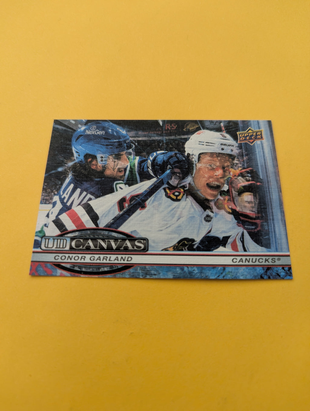 Conor Garland 25-26 Upper Deck UD Canvas Card
