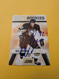 Nick Johnson Signed Pittsburgh Penguins Rookie Card B