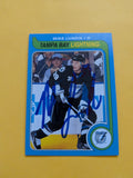 Mike Lundin Signed Tampa Bay Lightning Card A
