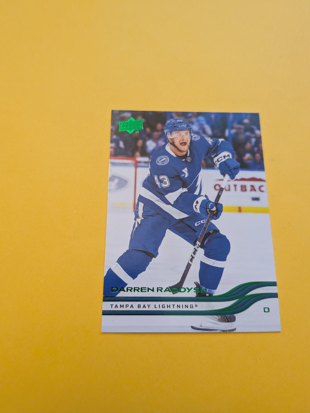 Darren Raddysh 25-26 Upper Deck Green Holiday Card