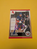 Michael Grabner Signed New York Islanders Card A