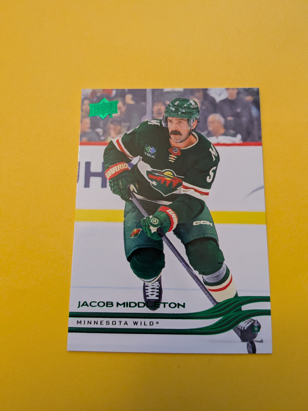 Jacob Middleton 25-26 Upper Deck Green Holiday Card