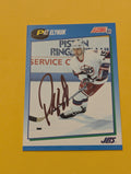 Pat Elynuik Signed Winnipeg Jets Card