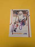 Andrew MacDonald Signed New York Islanders Card C