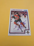 Sean Bergenheim Signed Florida Panthers Card A