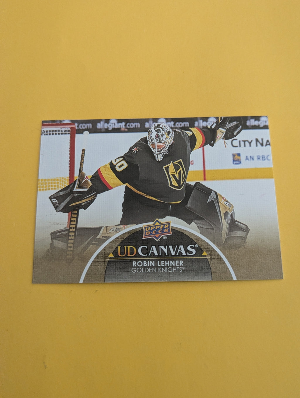 Robin Lehner 21-22 Upper Deck UD Canvas Card