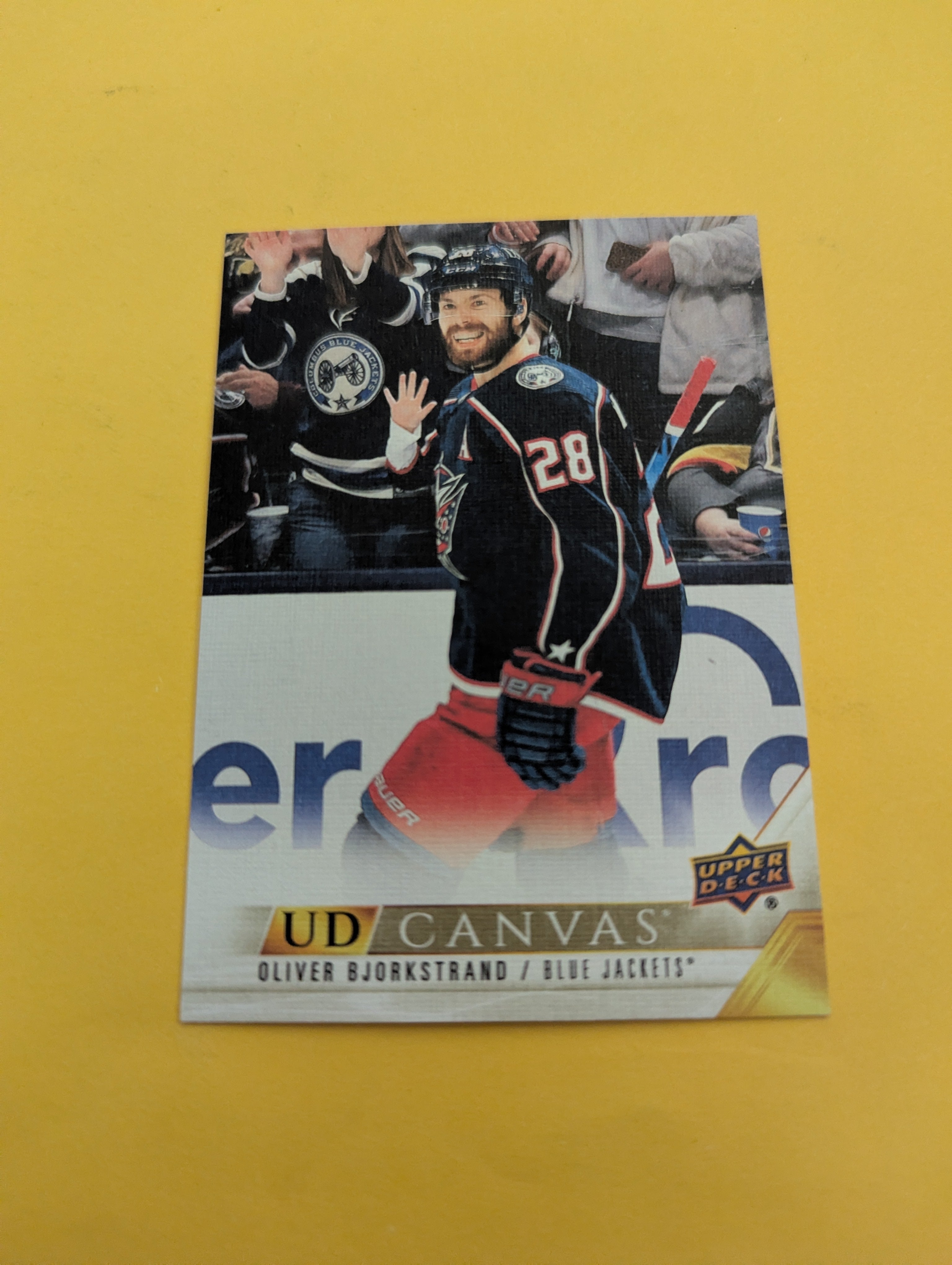 Oliver Bjorkstrand 22-23 Upper Deck UD Canvas Card