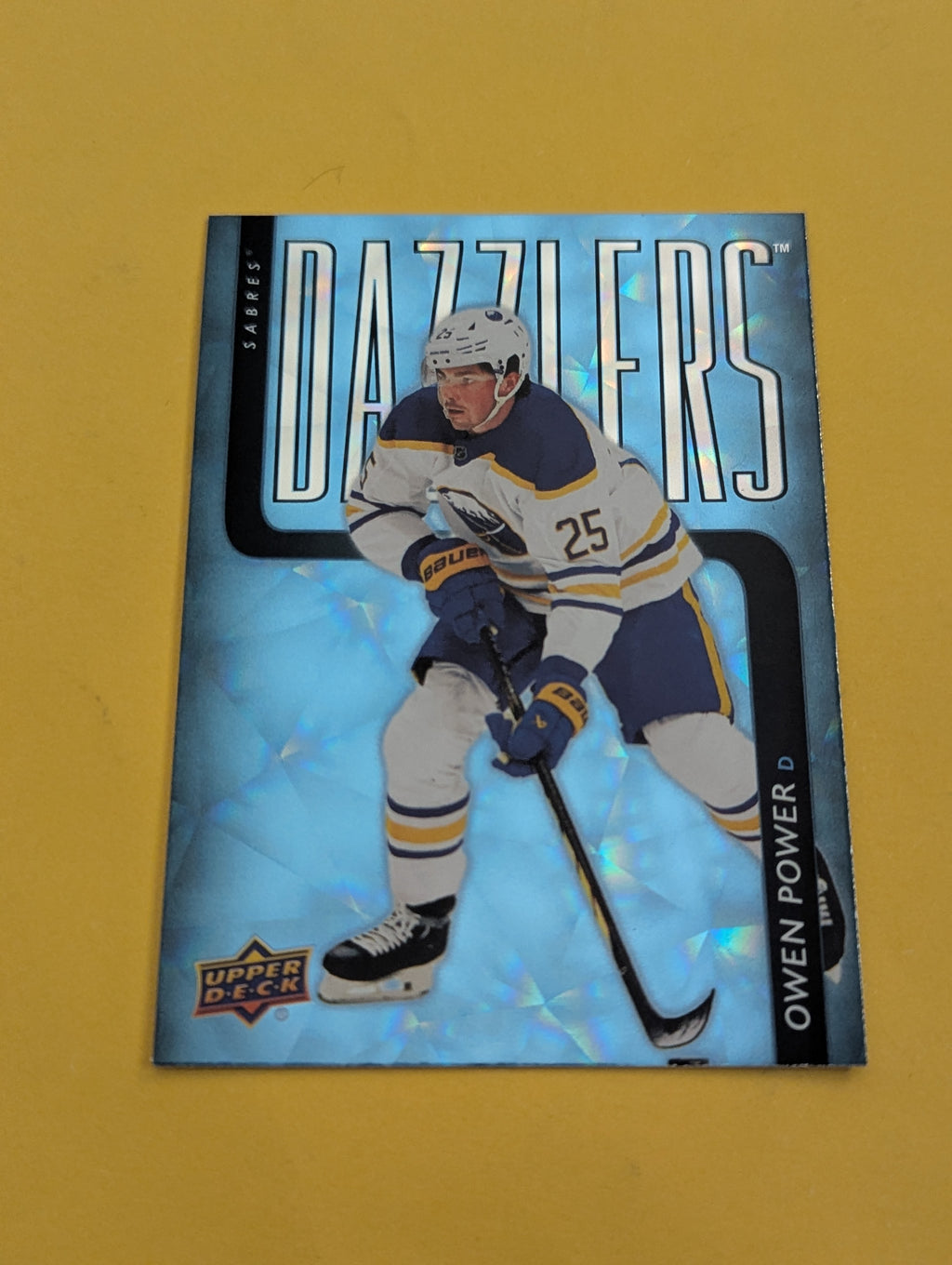 Owen Power 25-26 Upper Deck Dazzlers Blue Card