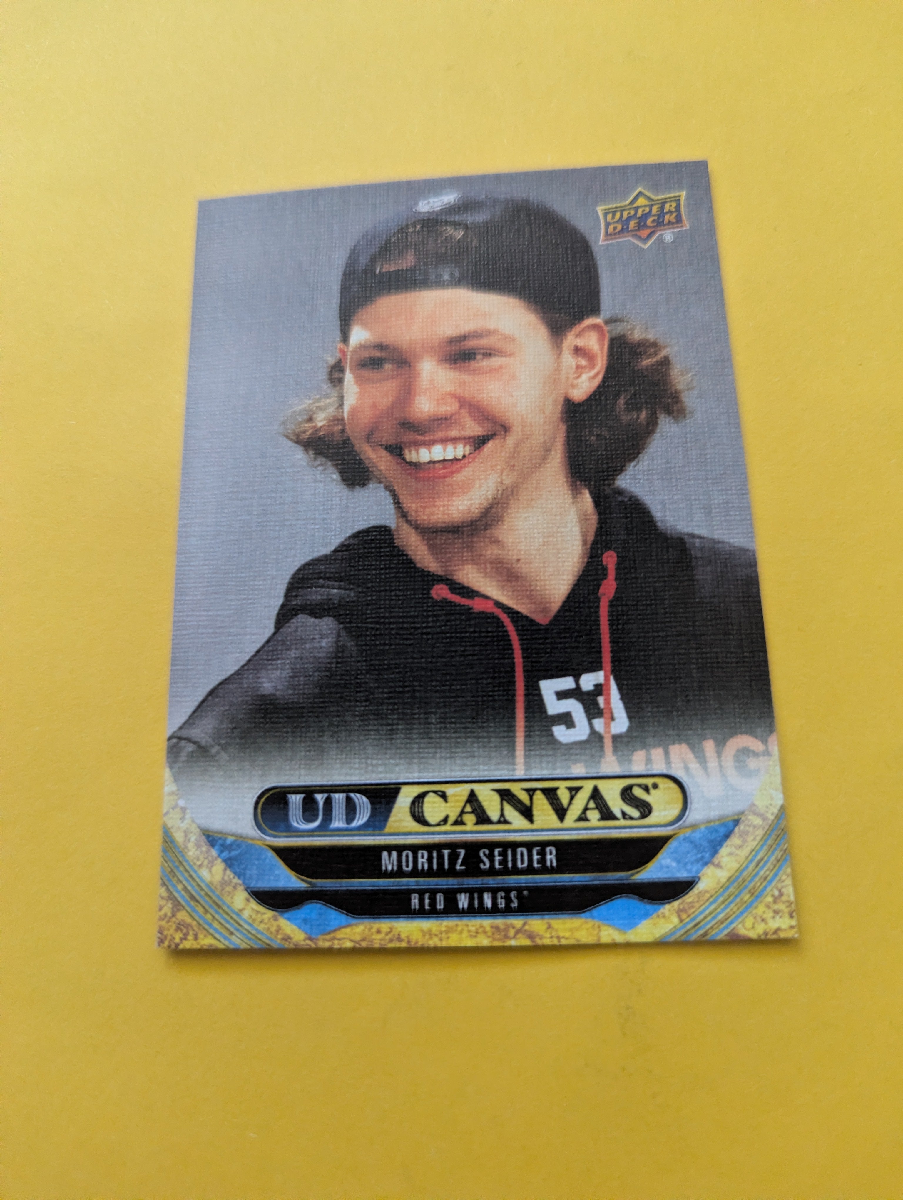 Moritz Seider 24-25 Upper Deck UD Canvas Card