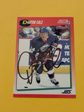 Danton Cole Signed Winnipeg Jets Card