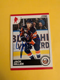 Jack Hillen Signed New York Islanders Card A