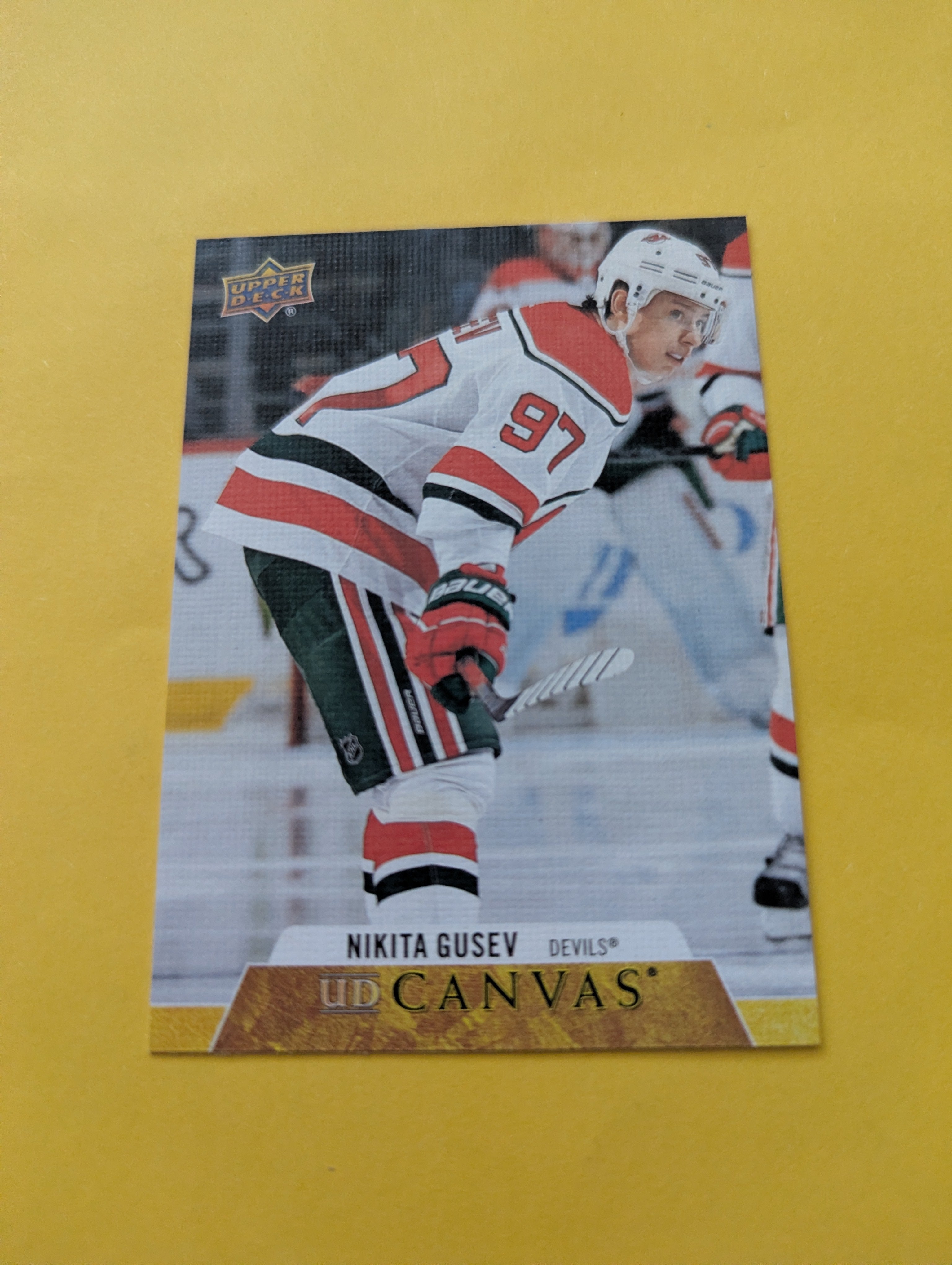 Nikita Gusev 20-21 Upper Deck UD Canvas Card