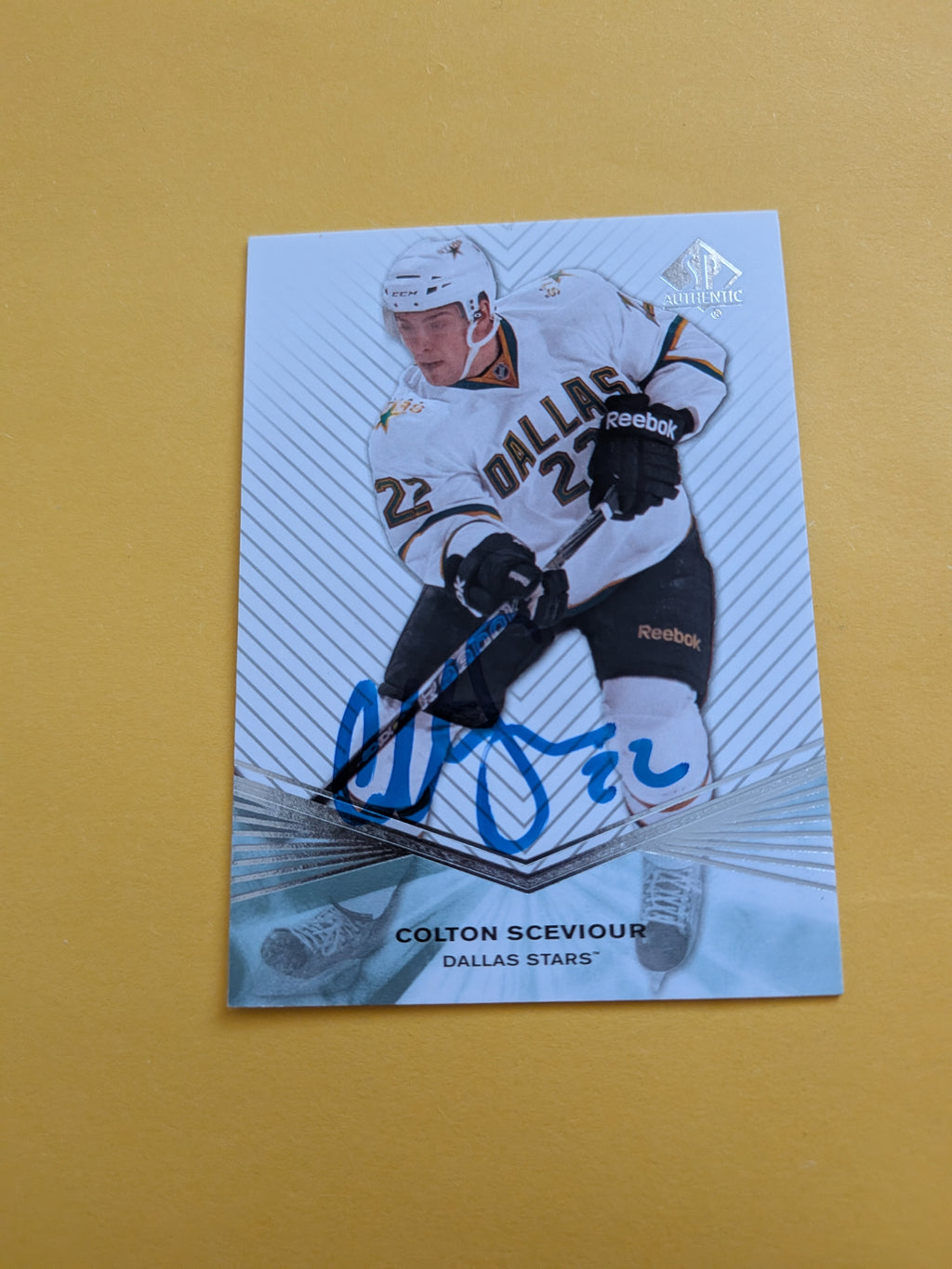 Colton Sceviour Signed Dallas Stars Rookie Card B