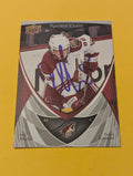 Peter Mueller Signed Arizona Coyotes Rookie Card