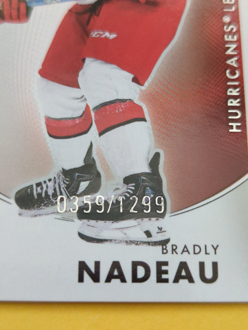 Bradley Nadeau 24-25 SP Authentics Rookie Card 0359/1299