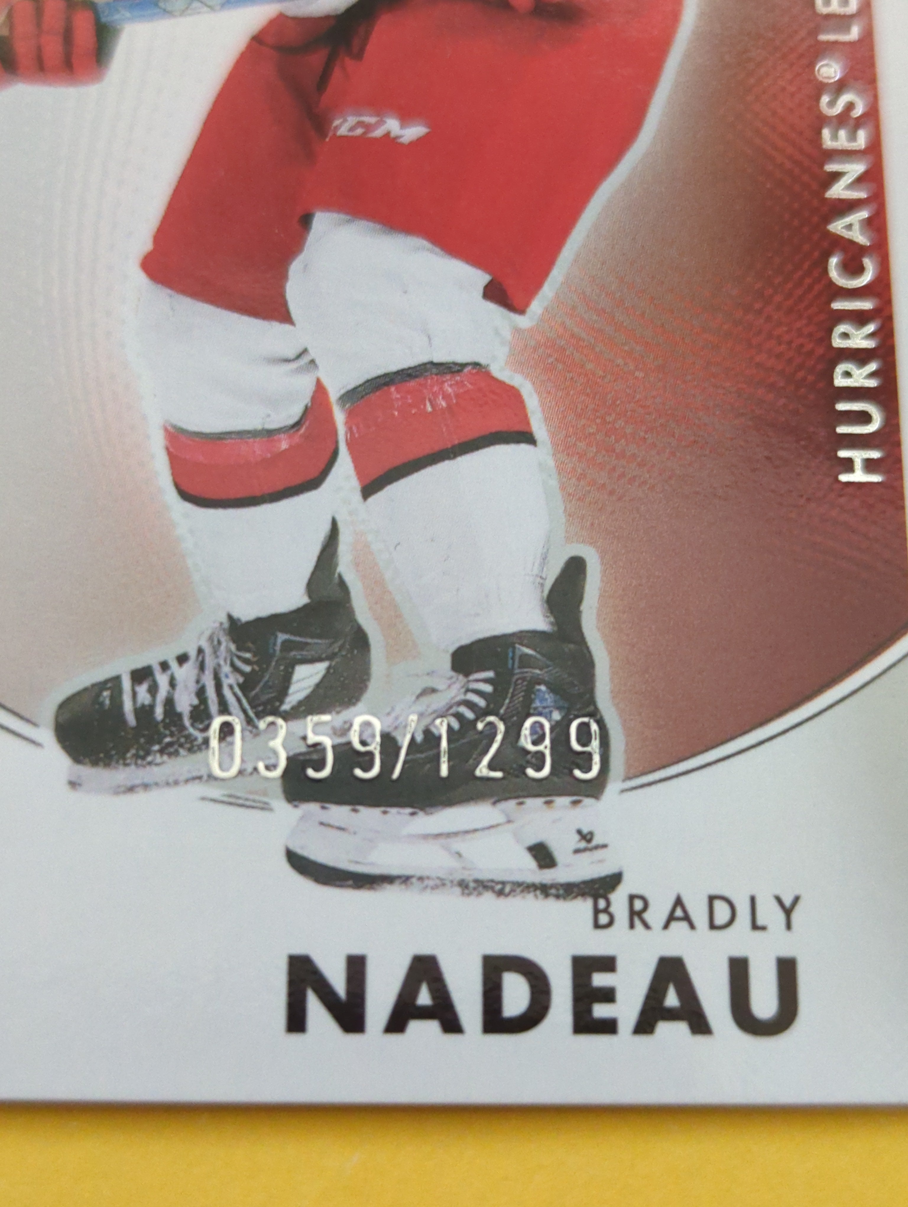 Bradley Nadeau 24-25 SP Authentics Rookie Card 0359/1299