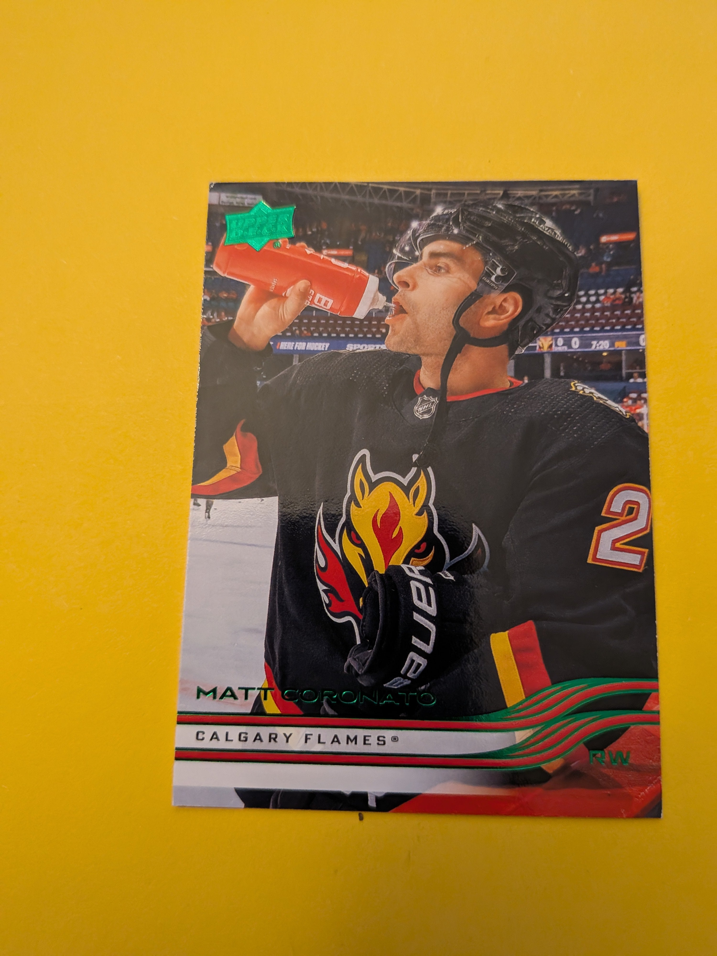 Matt Coronato 25-26 Upper Deck Green Holiday Card