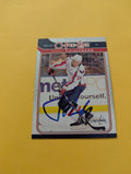 Tomas Fleischmann Signed Washington Capitals Card