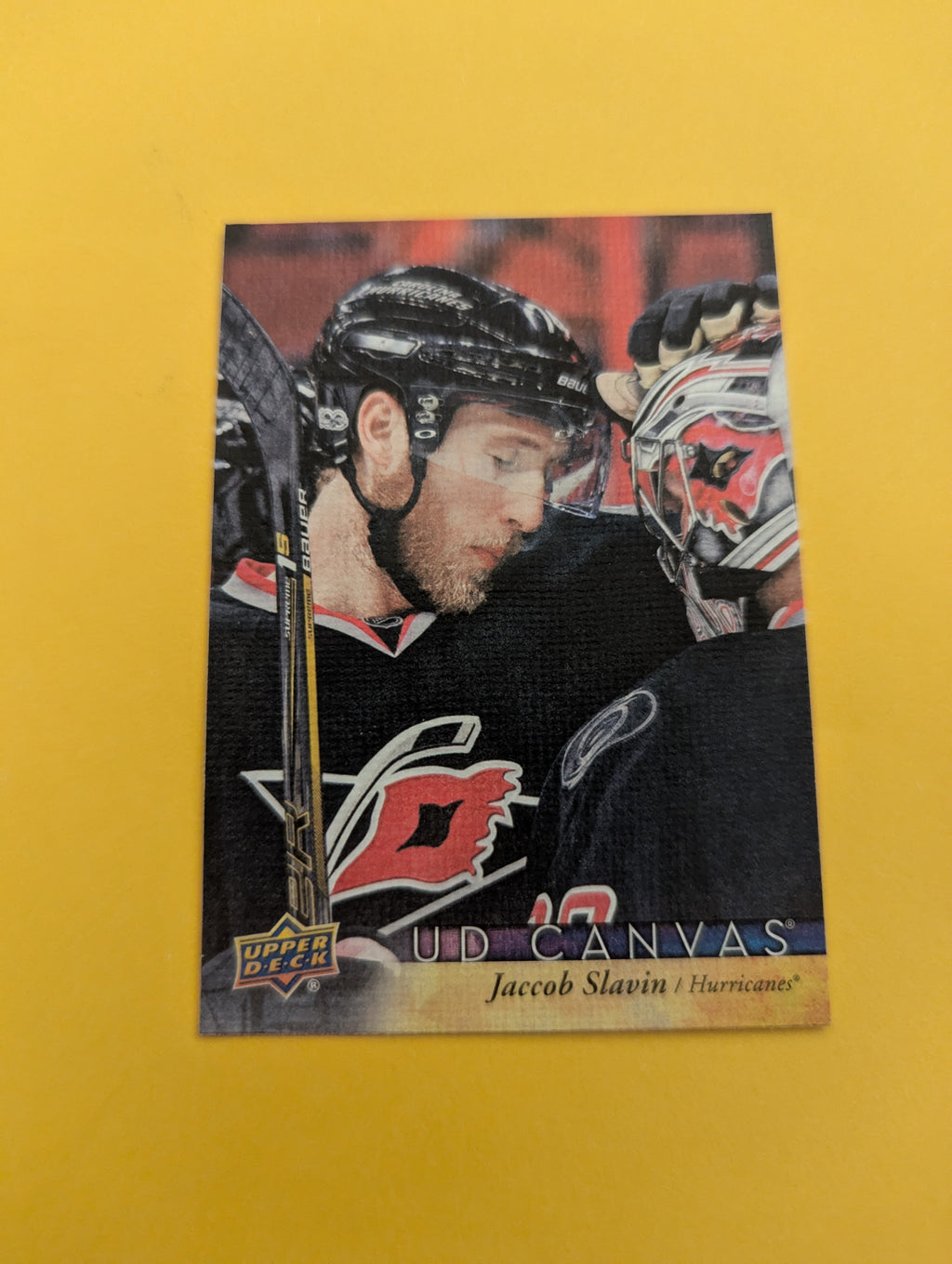 Jaccob Slavin 17-18 Upper Deck UD Canvas Card