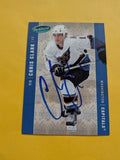 Chris Clark Signed Washington Capitals Card B