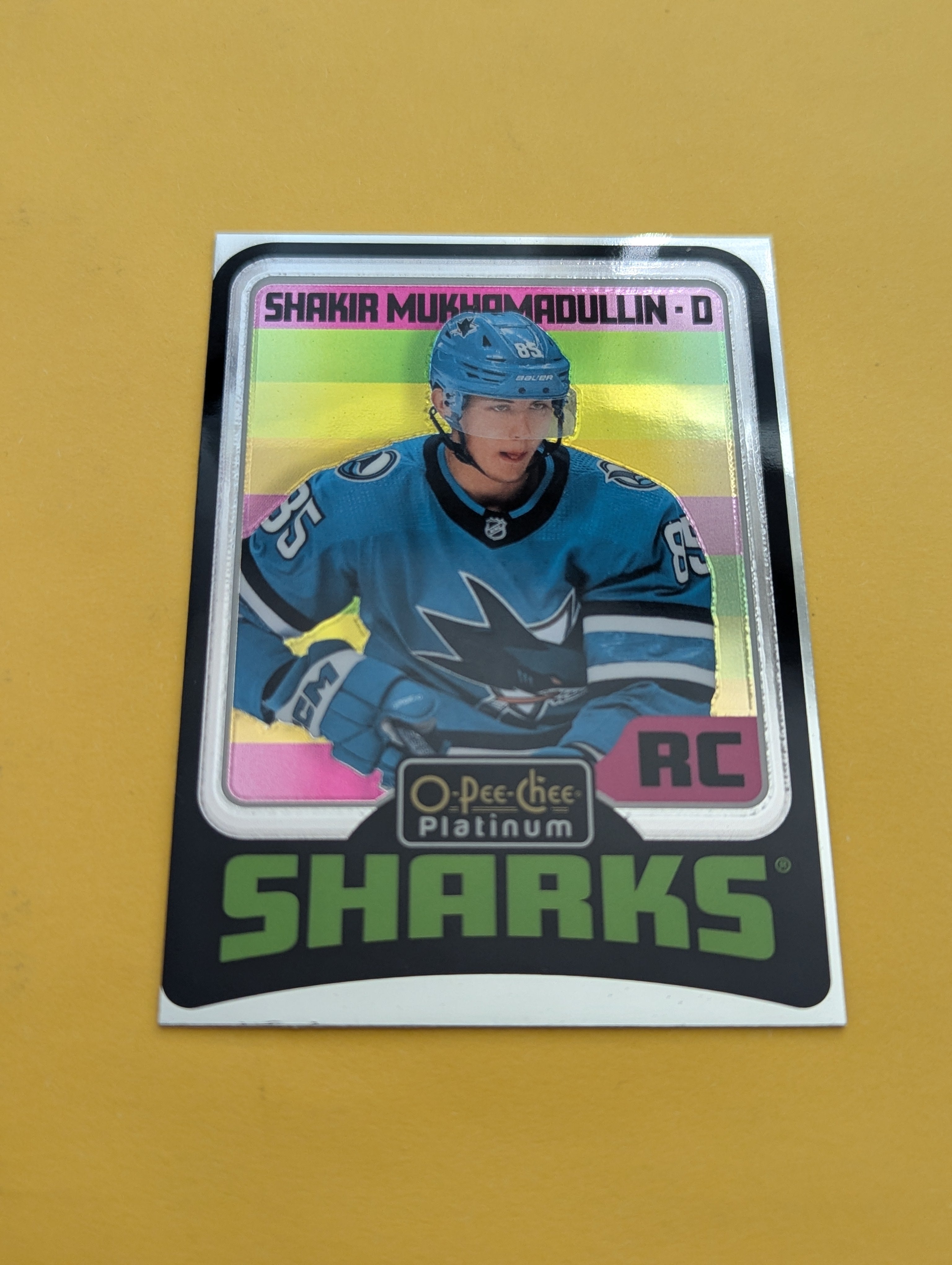 Shakir Mukhamadullin 24-25 OPC Platinum Retro Rookie Card