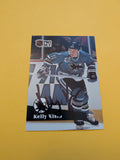 Kelly Kisio Signed San Jose Sharks Card K