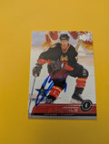 Jordan Leopold Signed Calgary Flames Card