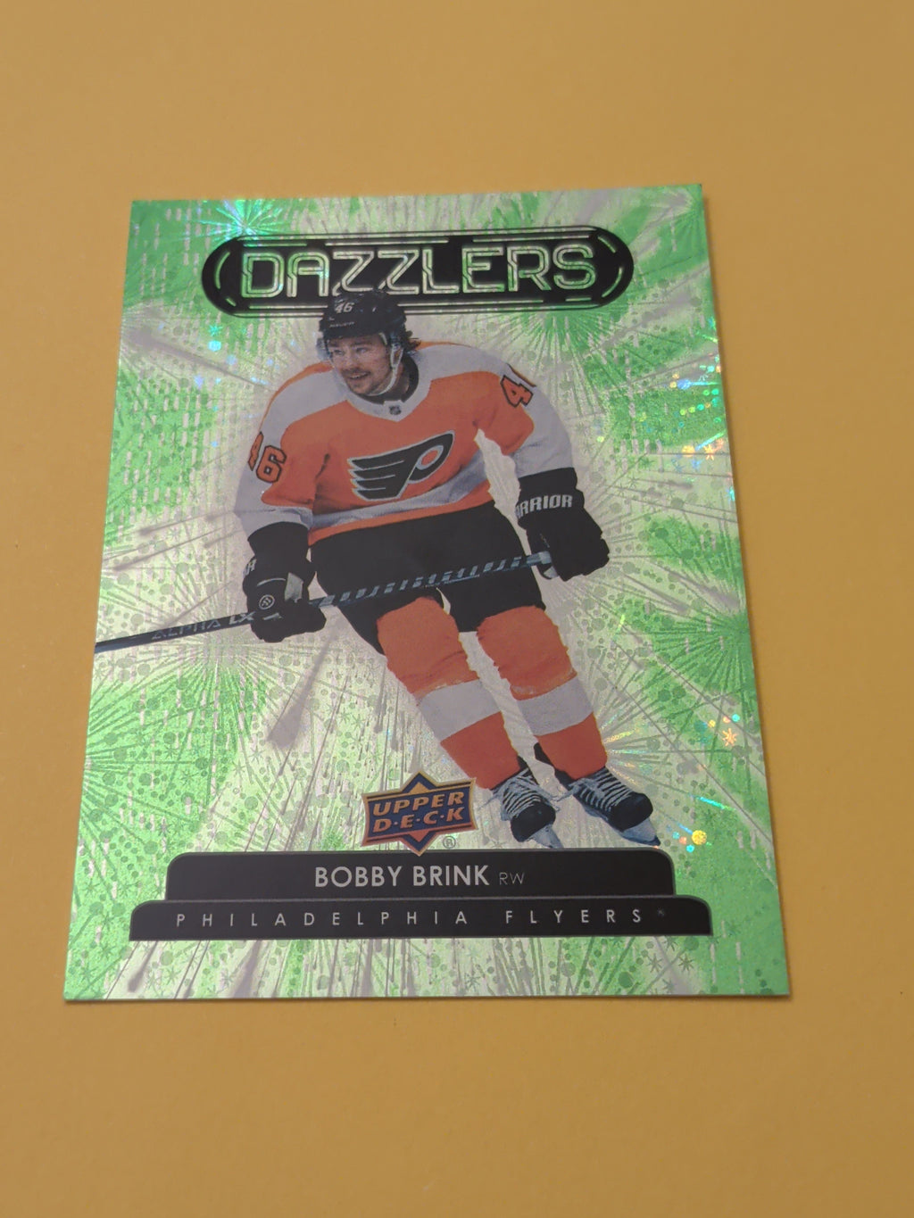 Bobby Brink 22-23 Upper Deck Dazzlers Green Card