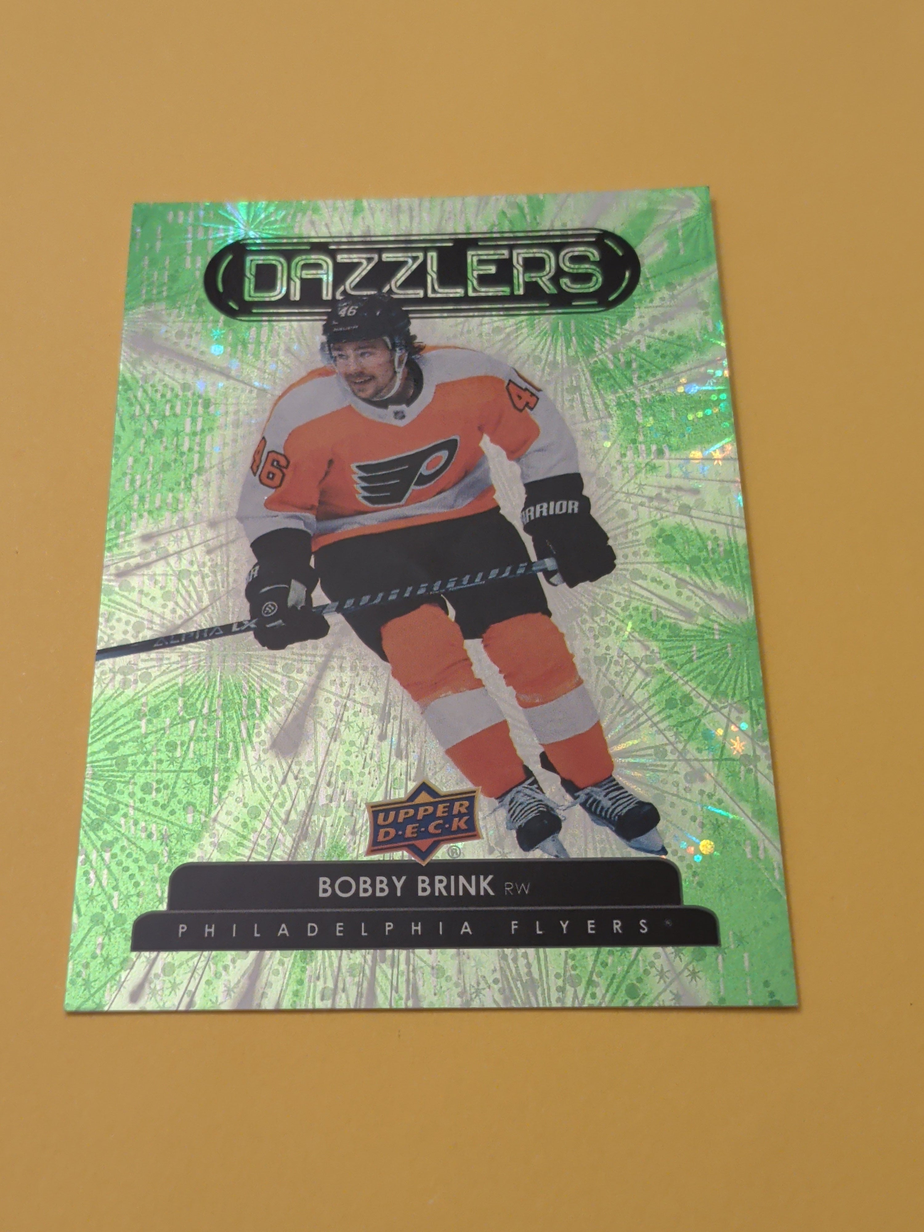 Bobby Brink 22-23 Upper Deck Dazzlers Green Card
