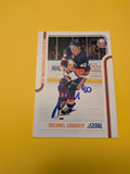 Michael Grabner Signed New York Islanders Card B