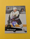 Rob Ramage Signed Minnesota North Stars Card