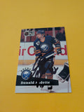 Donald Audette Signed Buffalo Sabres Card D