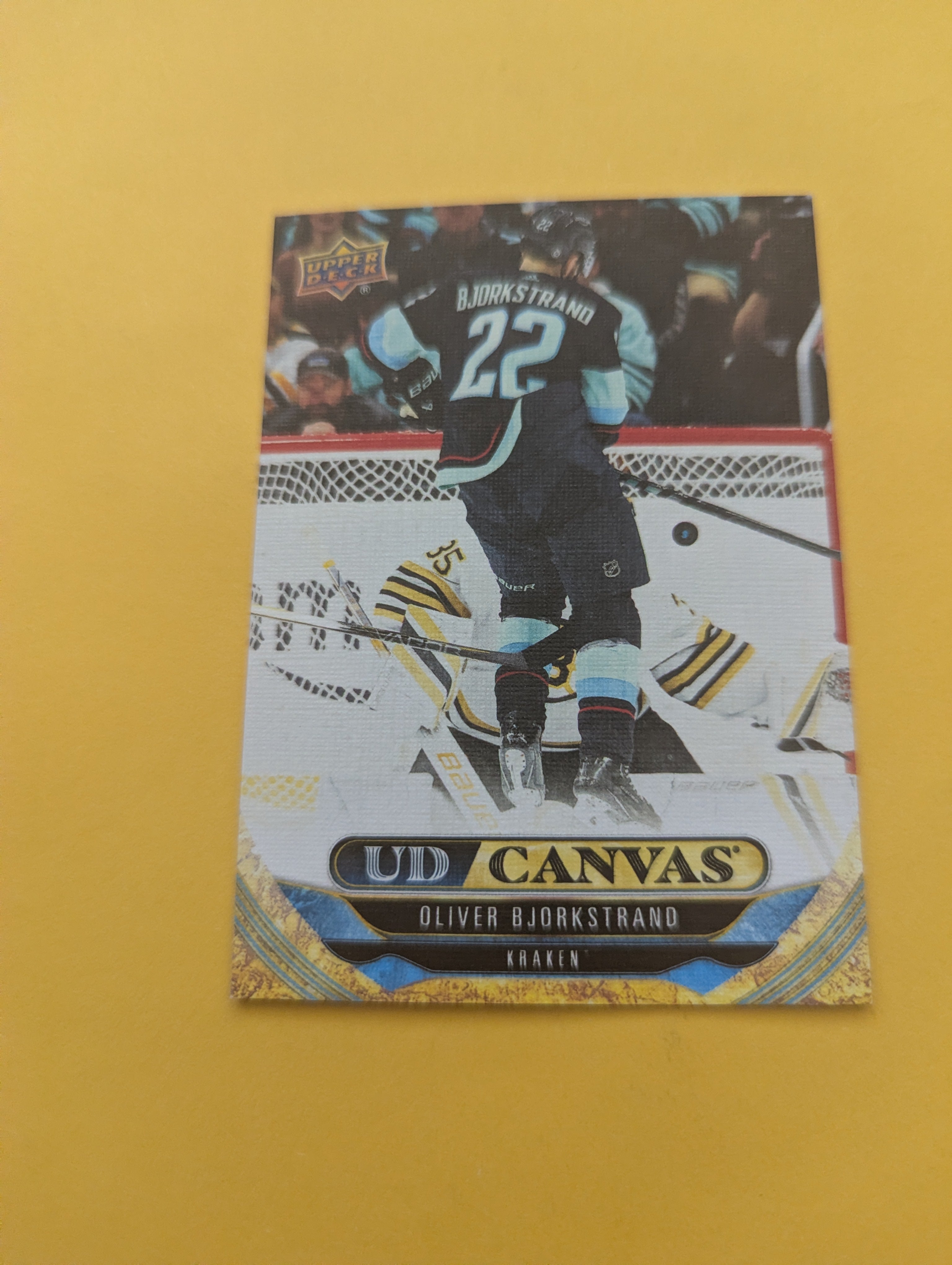 Oliver Bjorkstrand 24-25 Upper Deck UD Canvas Card