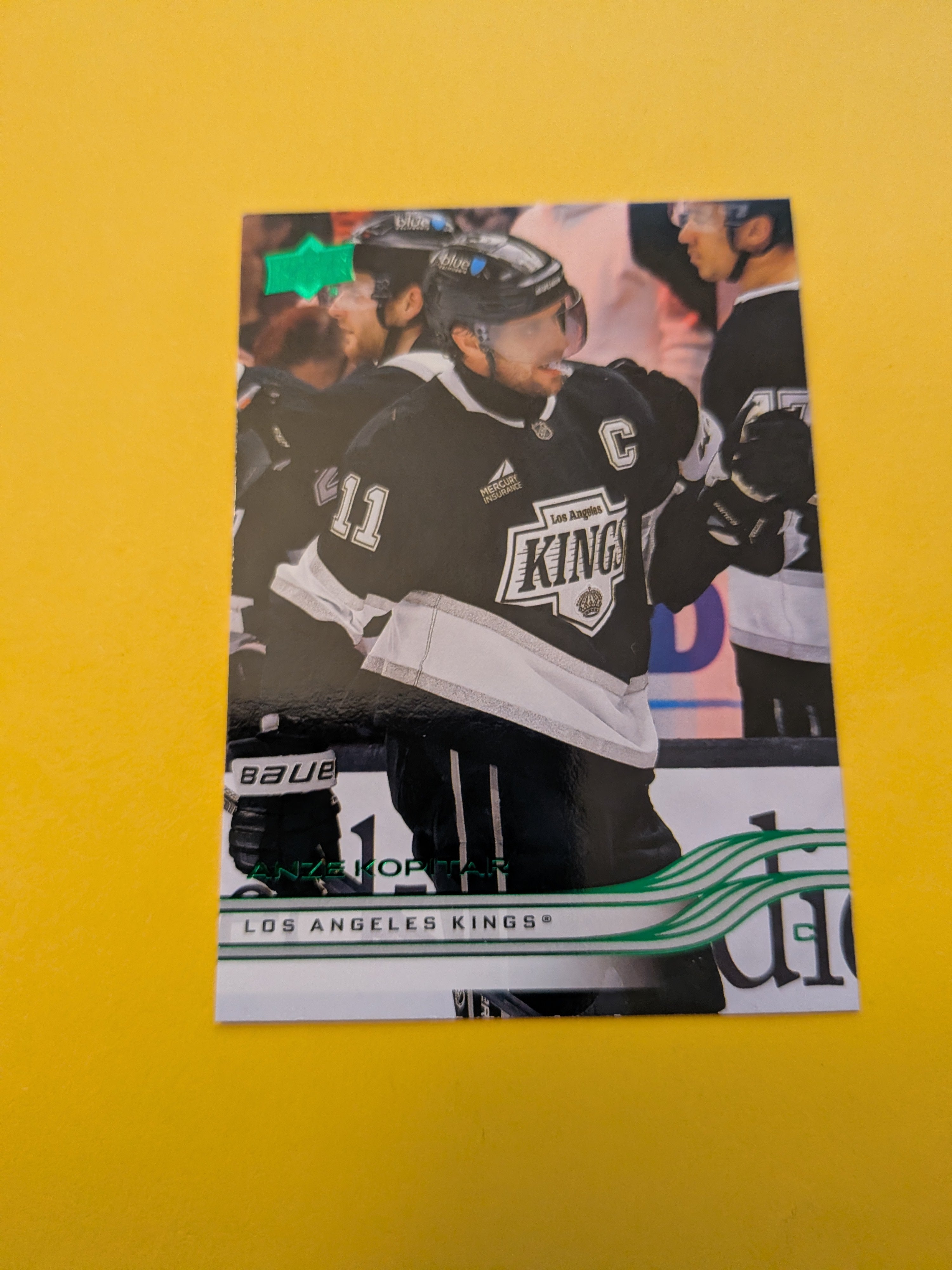 Anze Kopitar 25-26 Upper Deck Green Holiday Card