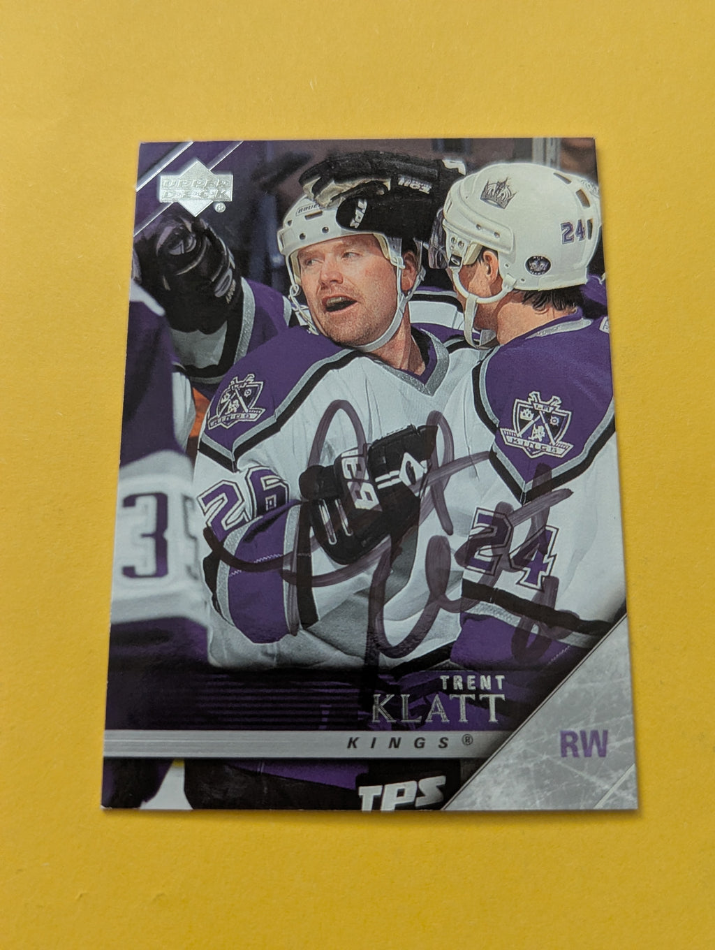 Trent Klatt Signed Los Angeles Kings Card