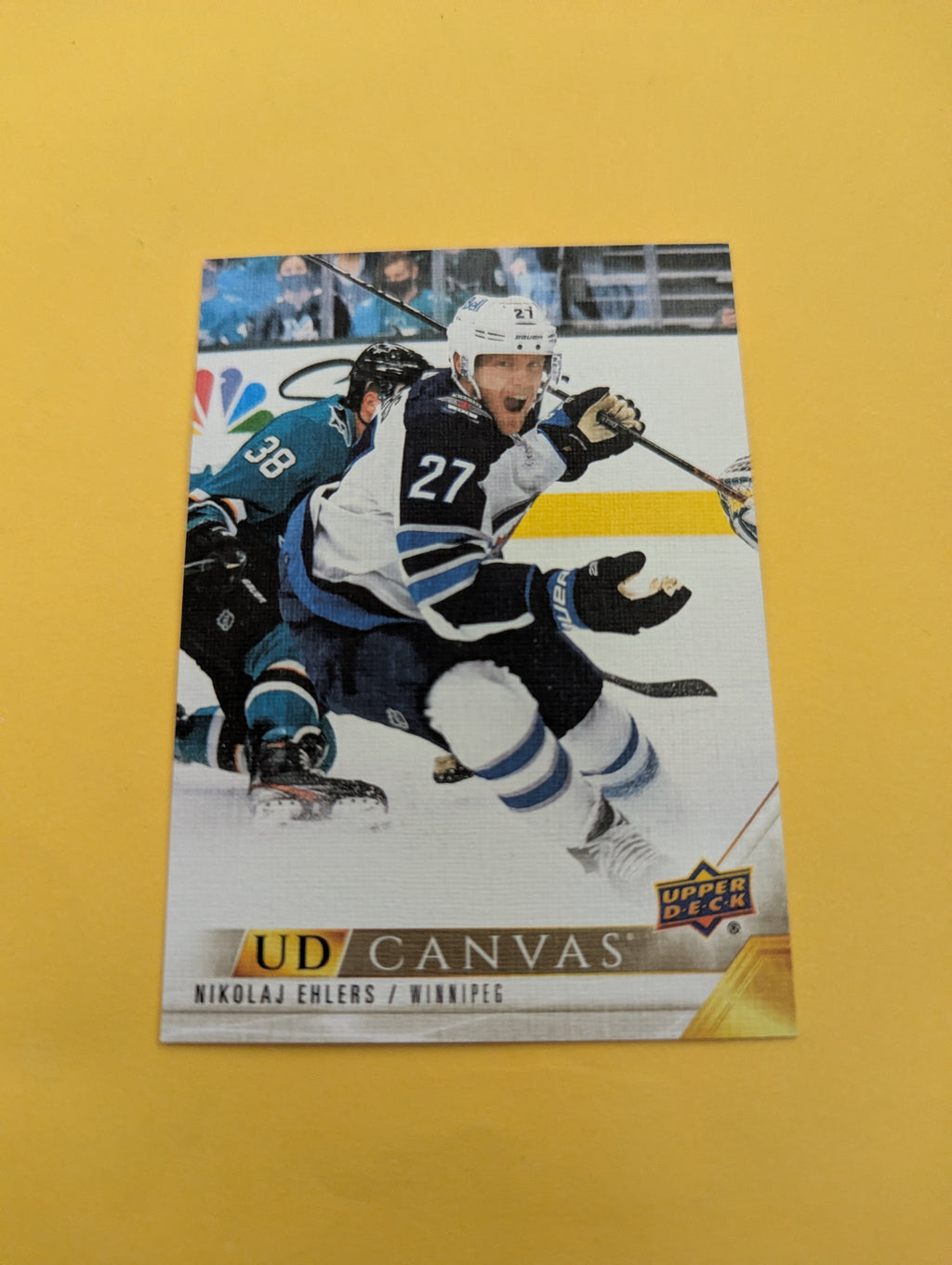 Nikolaj Ehlers 22-23 Upper Deck UD Canvas Card