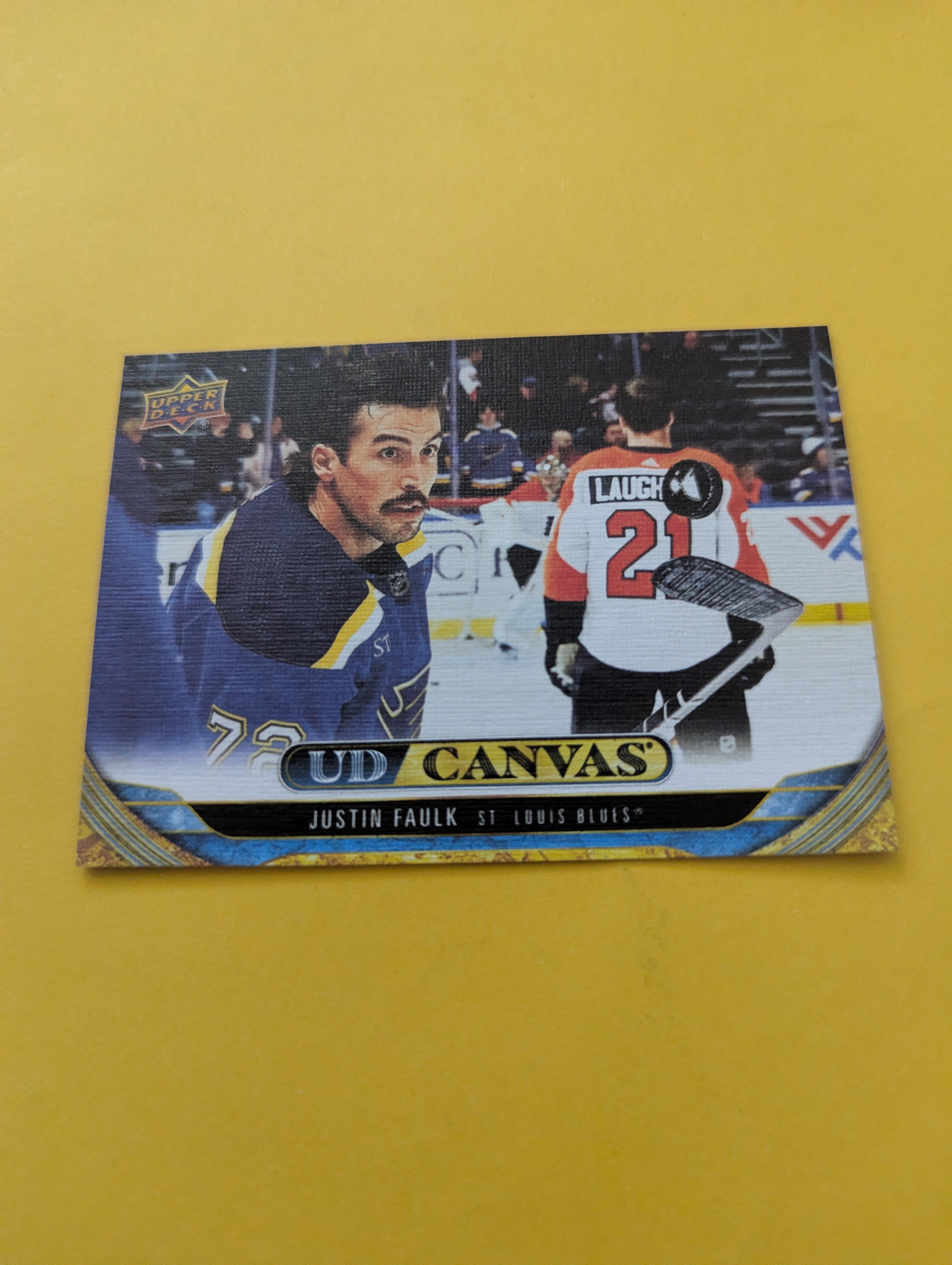 Justin Faulk 24-25 Upper Deck UD Canvas Card