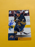 Chris Butler Signed Buffalo Sabres Card B