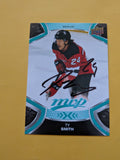 Ty Smith Signed New Jersey Devils Card B