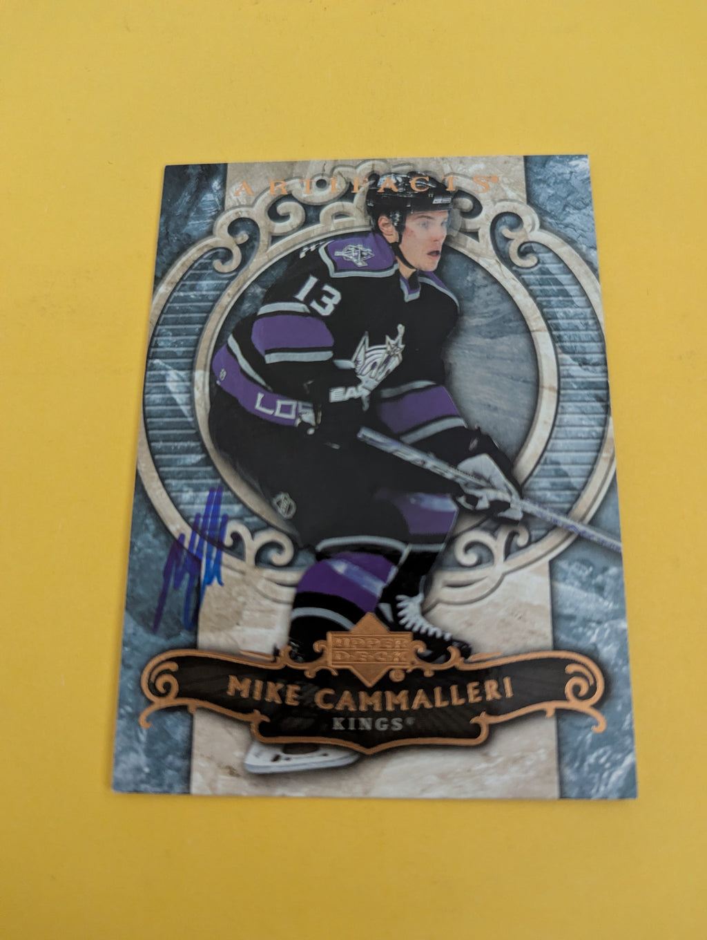 Mike Cammalleri Signed Los Angeles Kings Card C