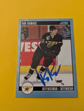 Rob Ramage Signed Minnesota North Stars Card
