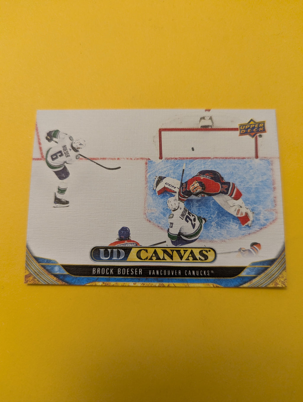 Brock Boeser 24-25 Upper Deck UD Canvas Card