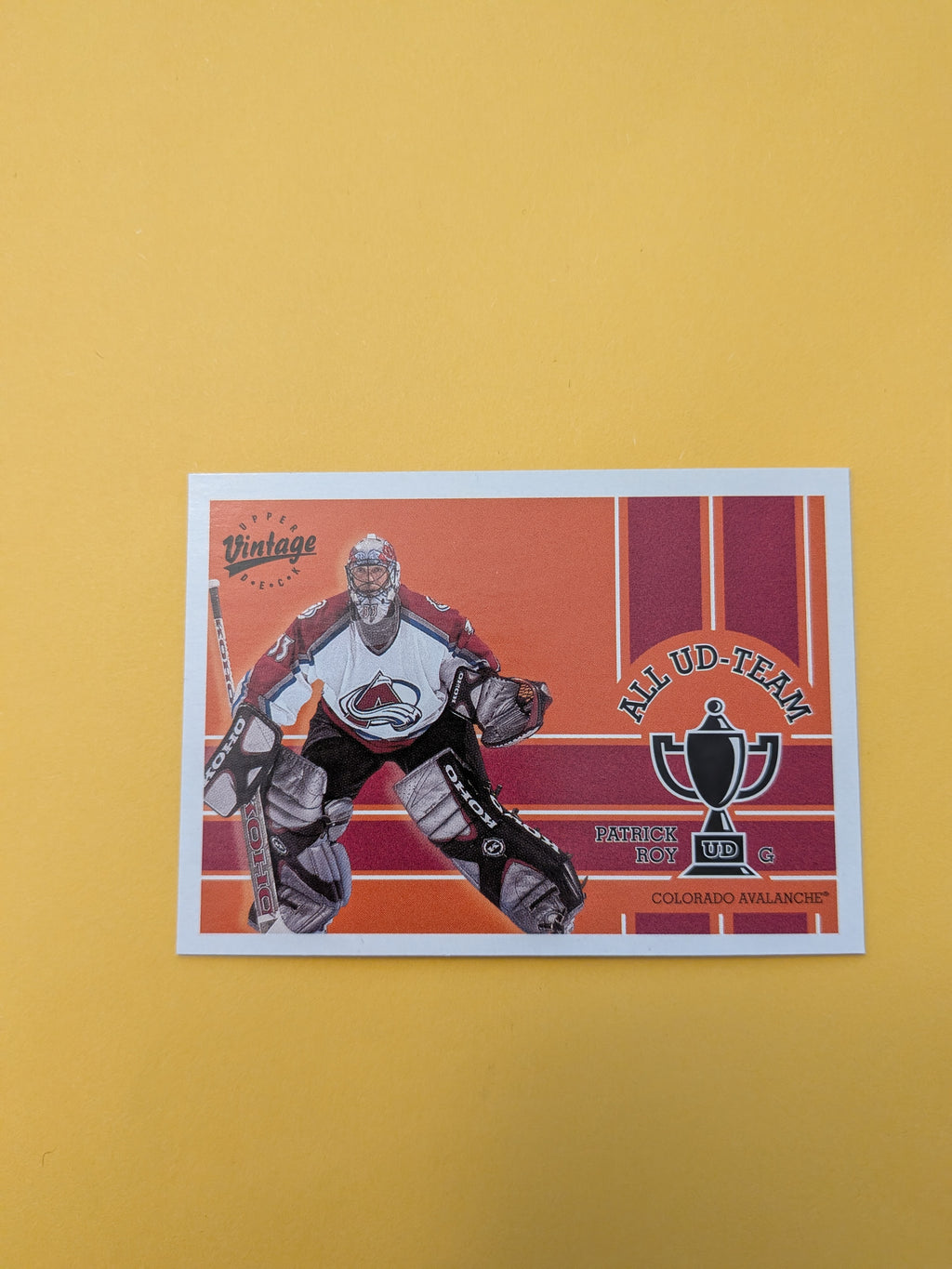Patrick Roy 00-01 Upper Deck Vintage All UD Team Card