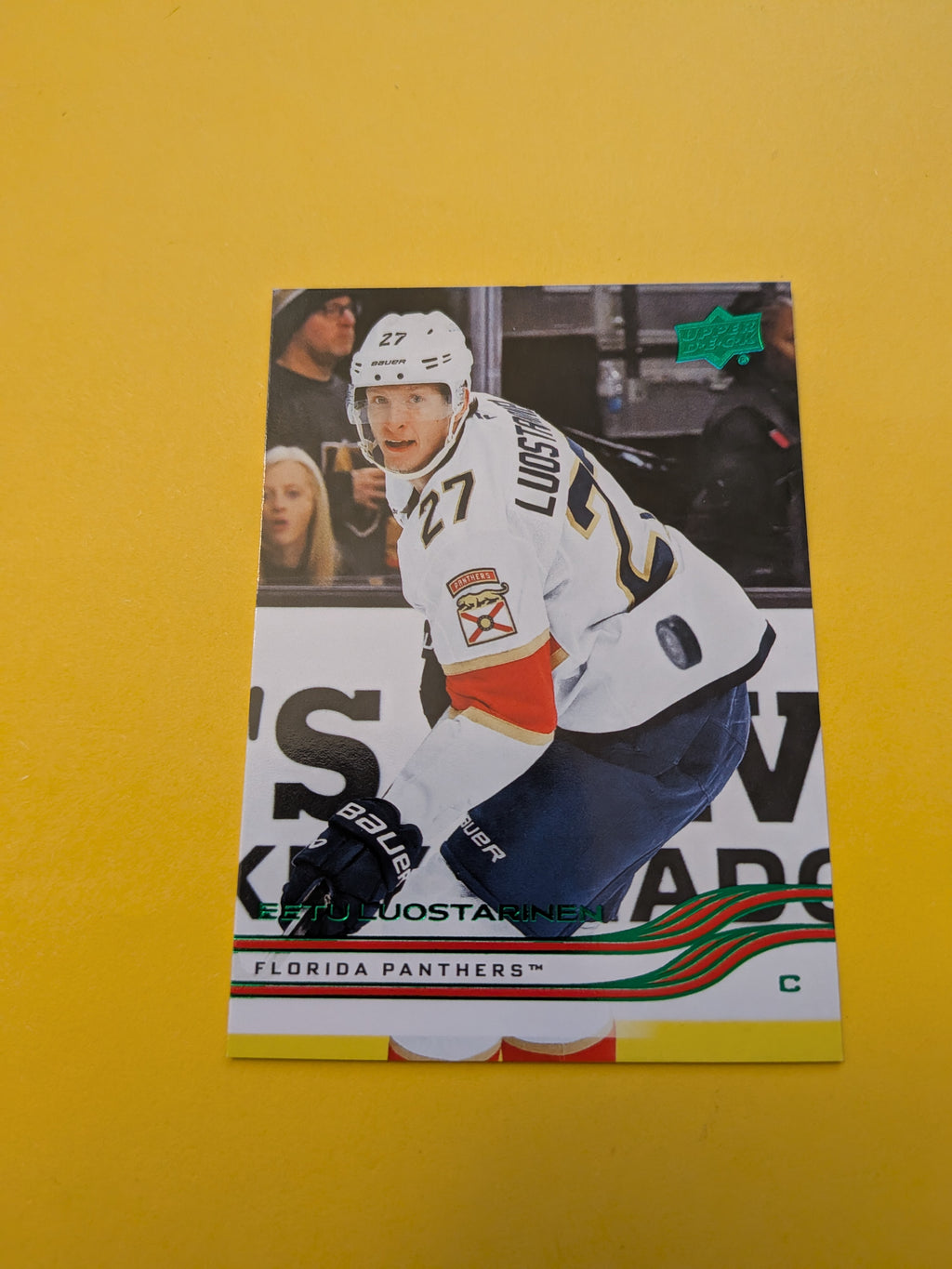 Eetu Luostarinen 25-26 Upper Deck Green Holiday Card