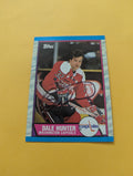 Dale Hunter Signed Washington Capitals Card