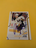 Tyler Myers Signed Buffalo Sabres Card