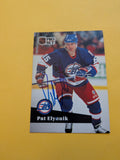 Pat Elynuik Signed Winnipeg Jets Card H
