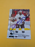 David Schlemko Signed San Jose Sharks Card A